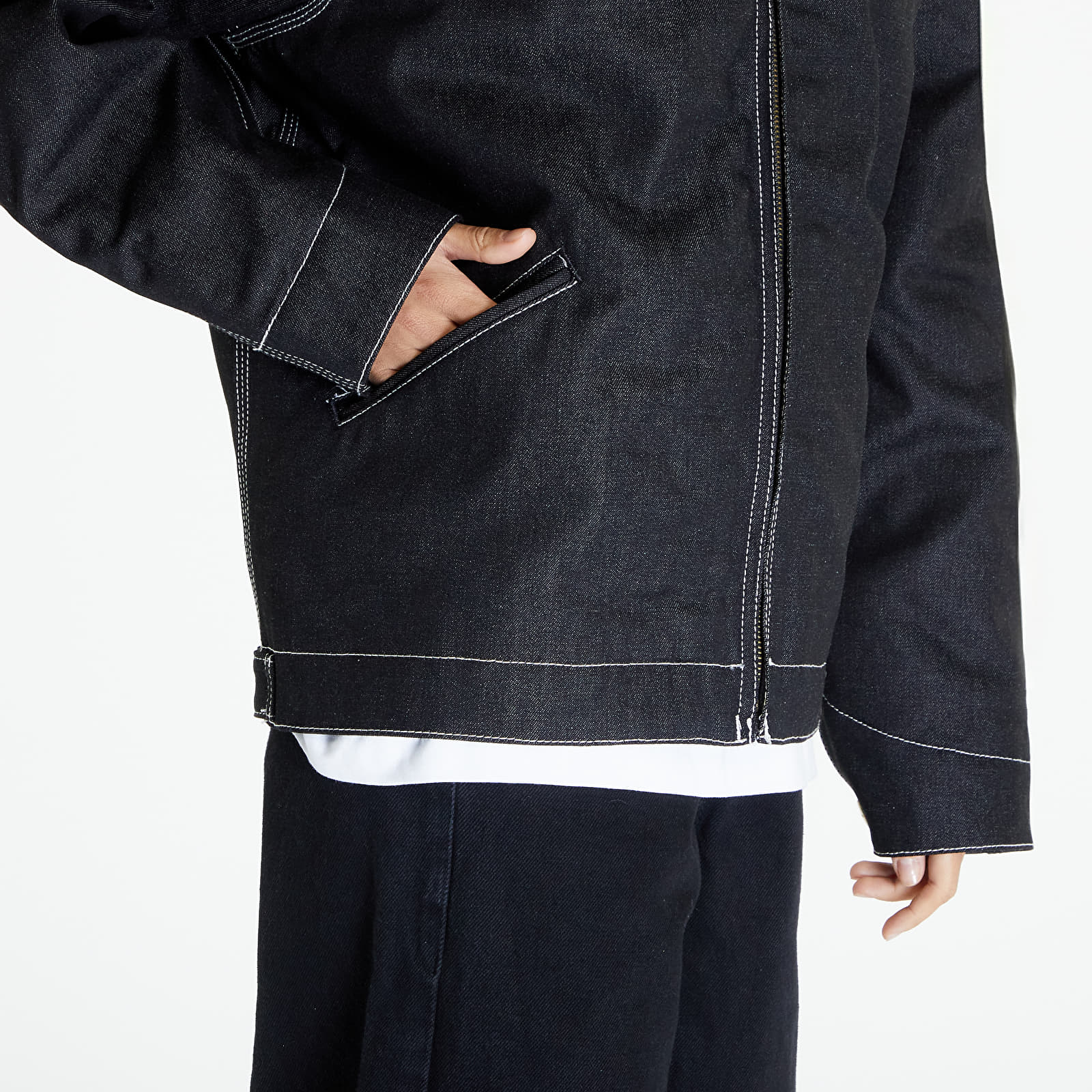 Geci Carhartt WIP OG Detroit Jacket UNISEX Black Rigid