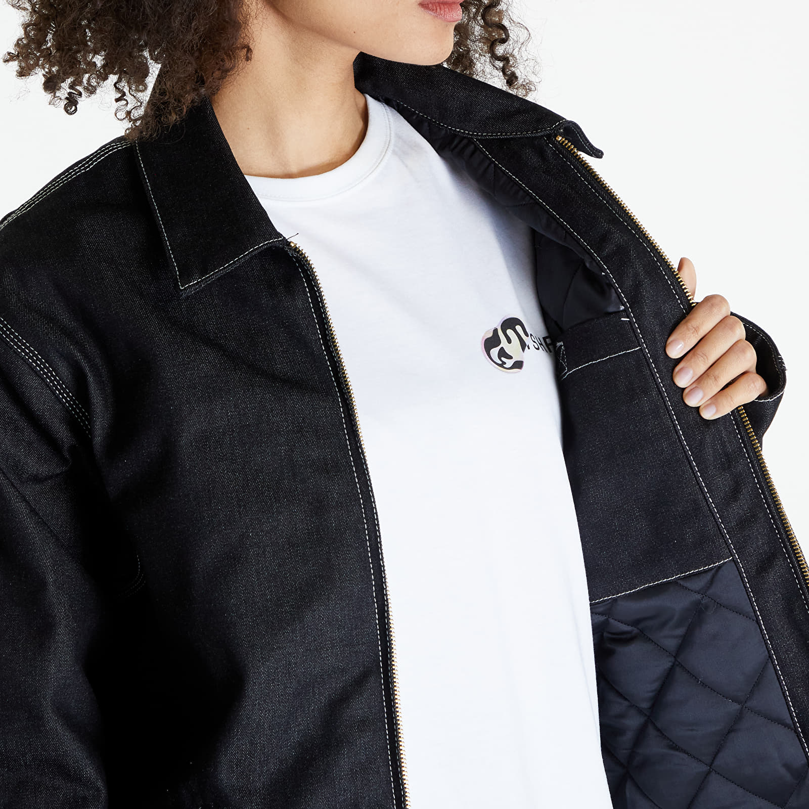 Geci Carhartt WIP OG Detroit Jacket UNISEX Black Rigid