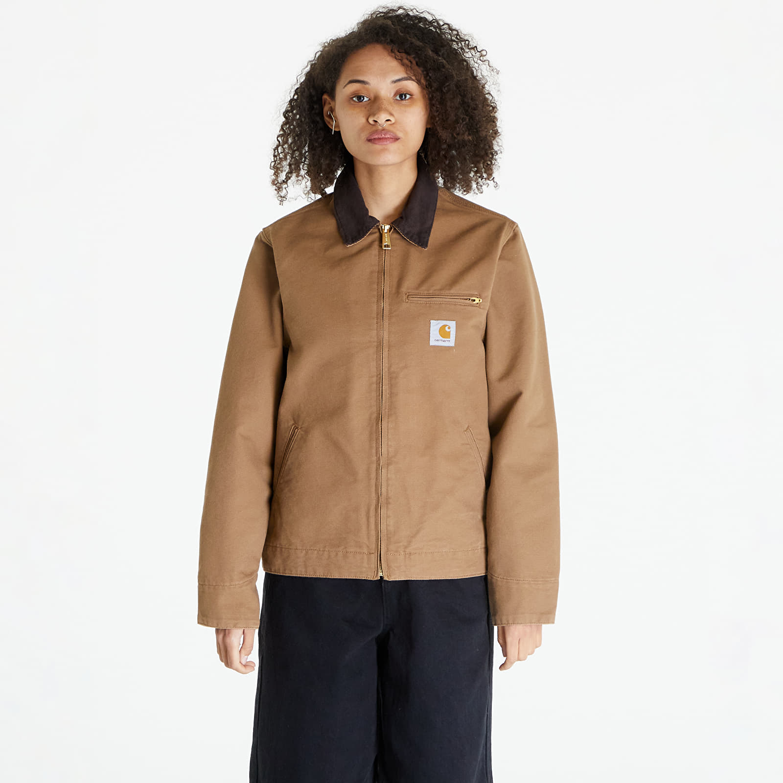 Jassen Carhartt WIP Detroit Jacket UNISEX Hamilton Brown/ Tobacco Rinsed
