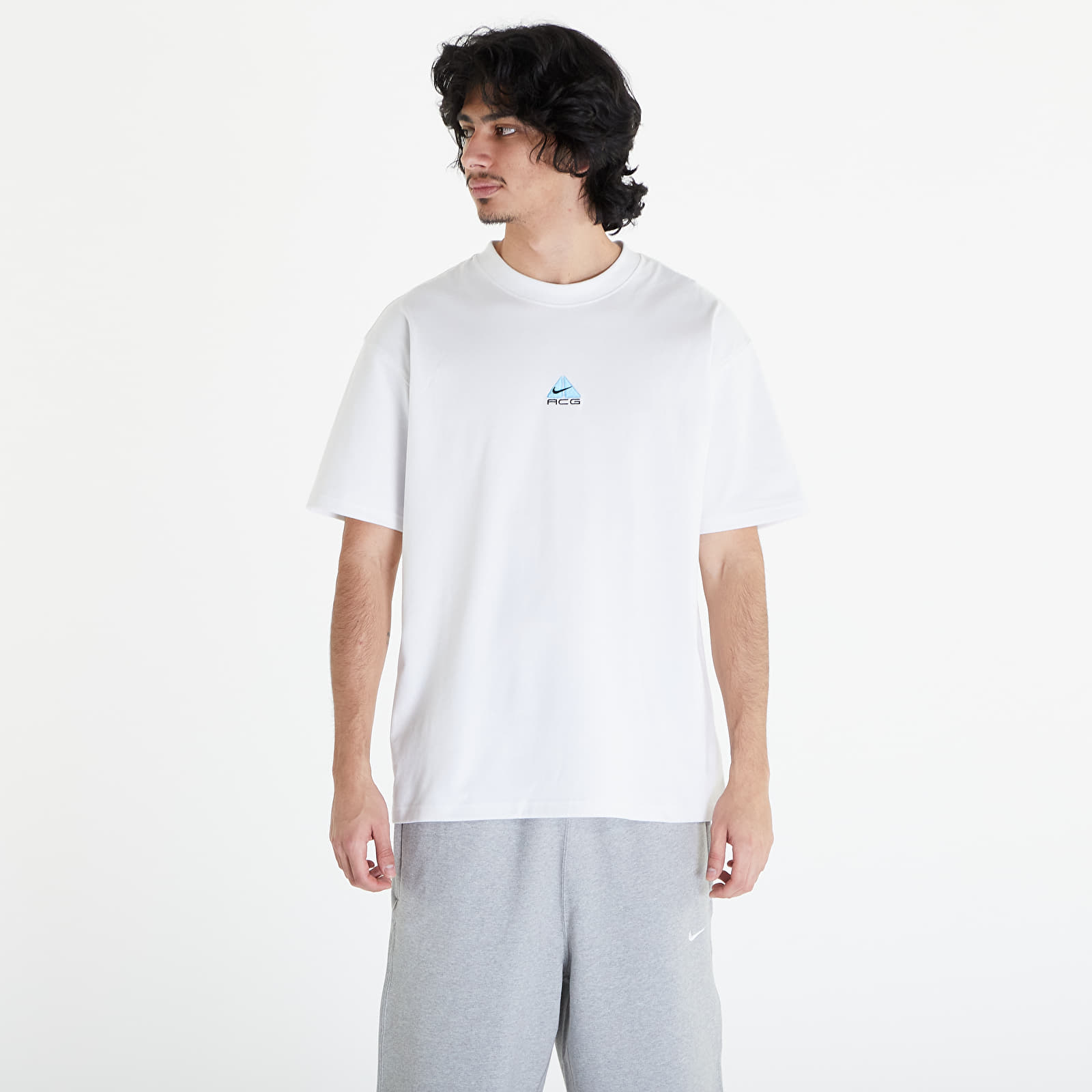 T-krekli Nike ACG Men's T-Shirt Summit White/ Aquarius Blue