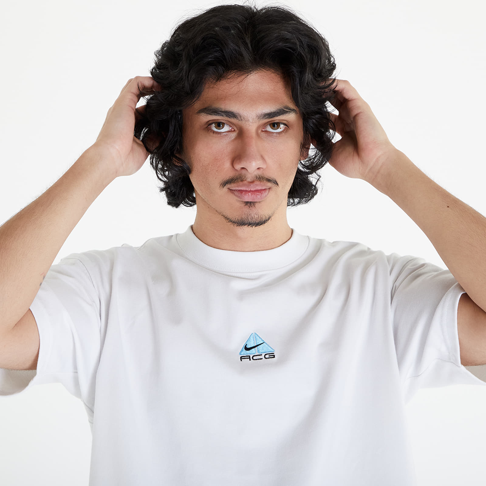 T-krekli Nike ACG Men's T-Shirt Summit White/ Aquarius Blue