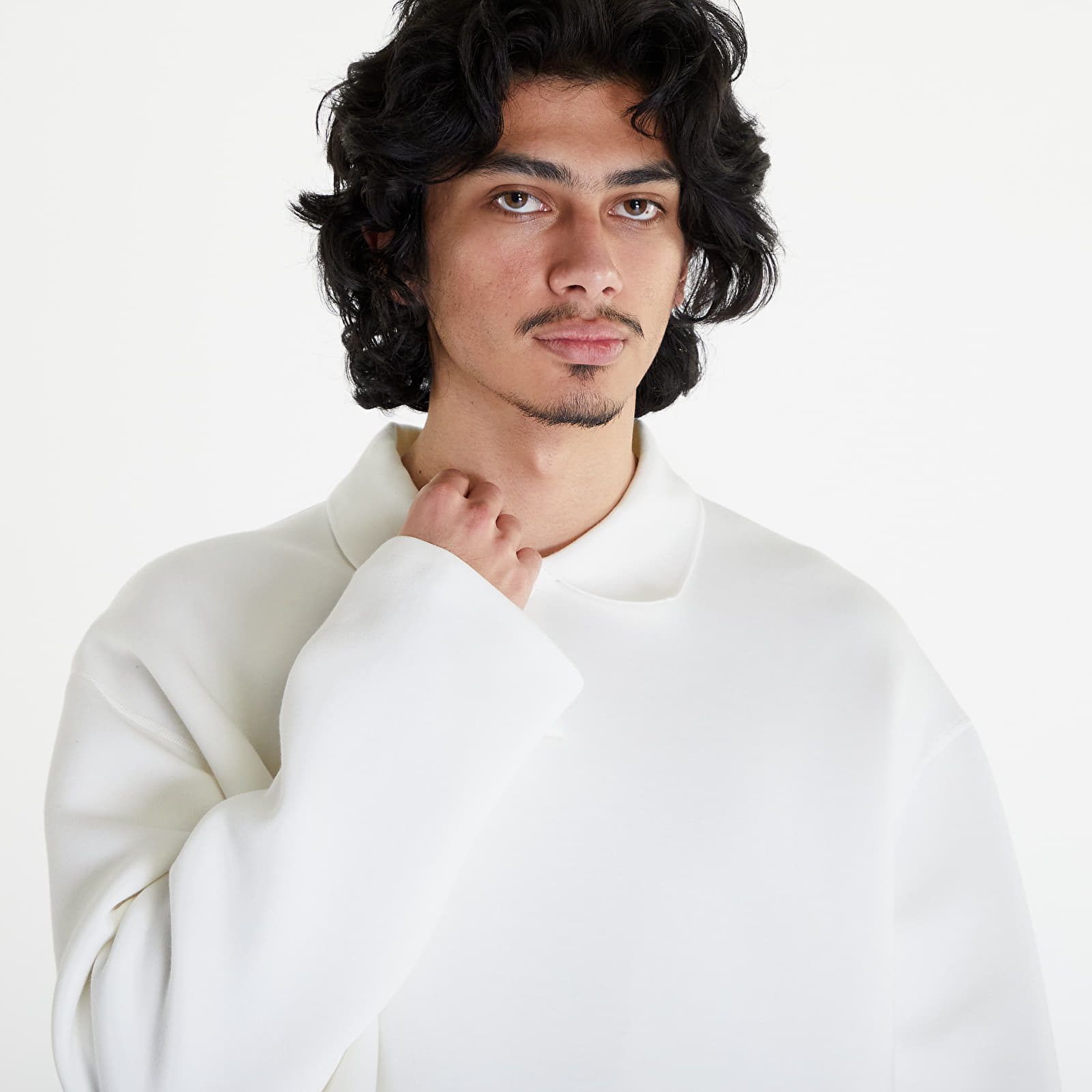 Bluzy Nike Tech Fleece Reimagined Polo Sweatshirt Sail