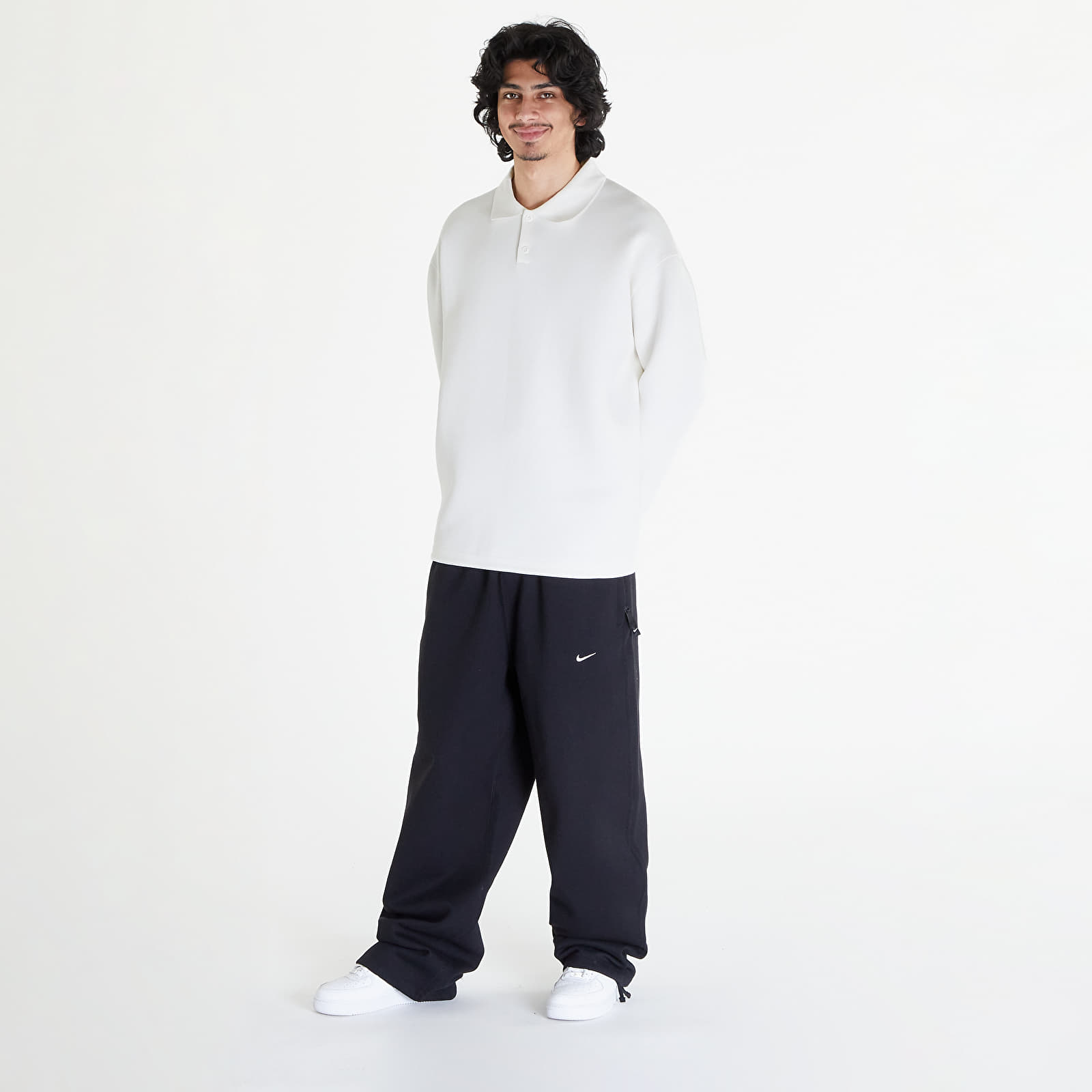 Bluzy Nike Tech Fleece Reimagined Polo Sweatshirt Sail