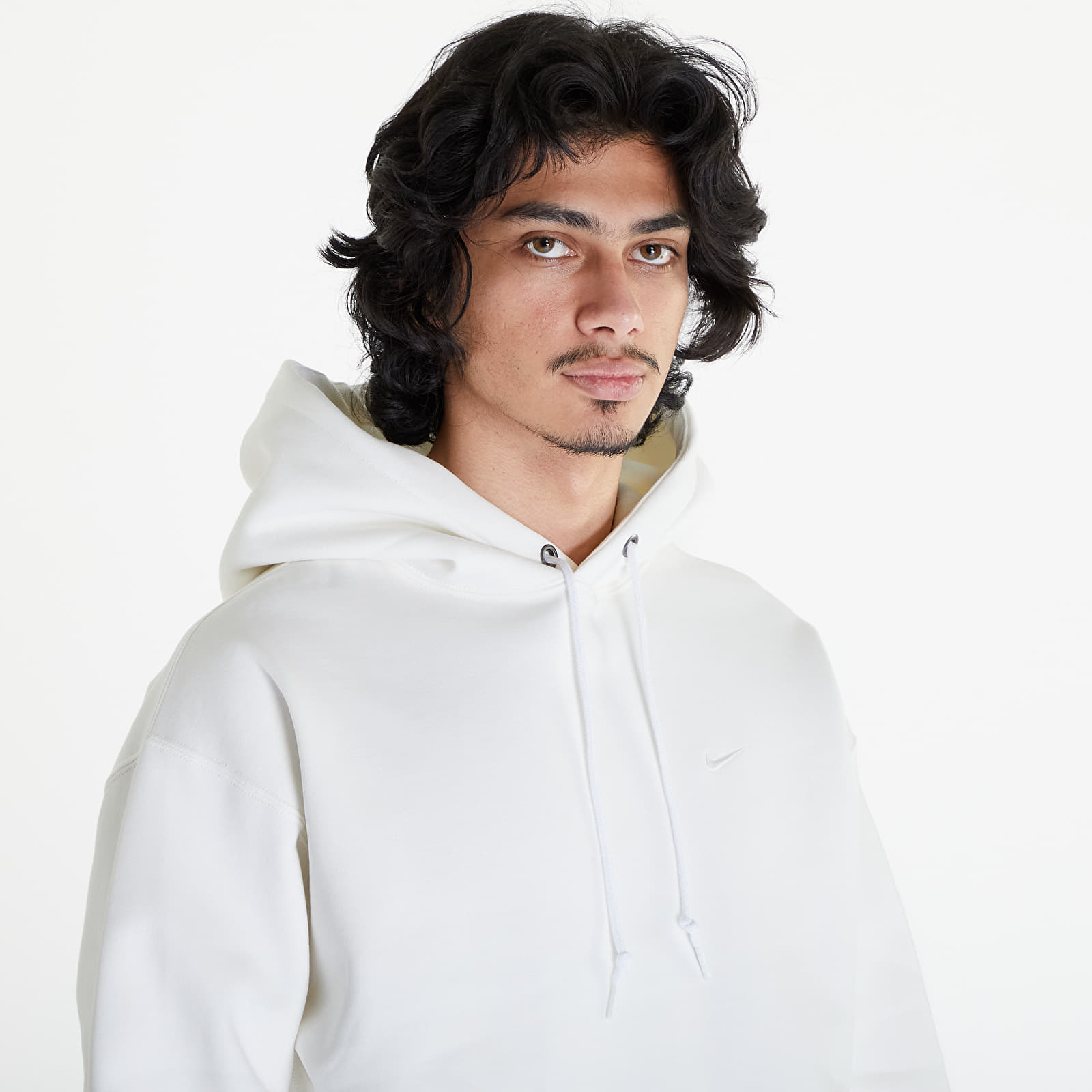 Hoodies and sweatshirts  Nike Solo Swoosh Men's Fleece Pullover Hoodie Sail/ White