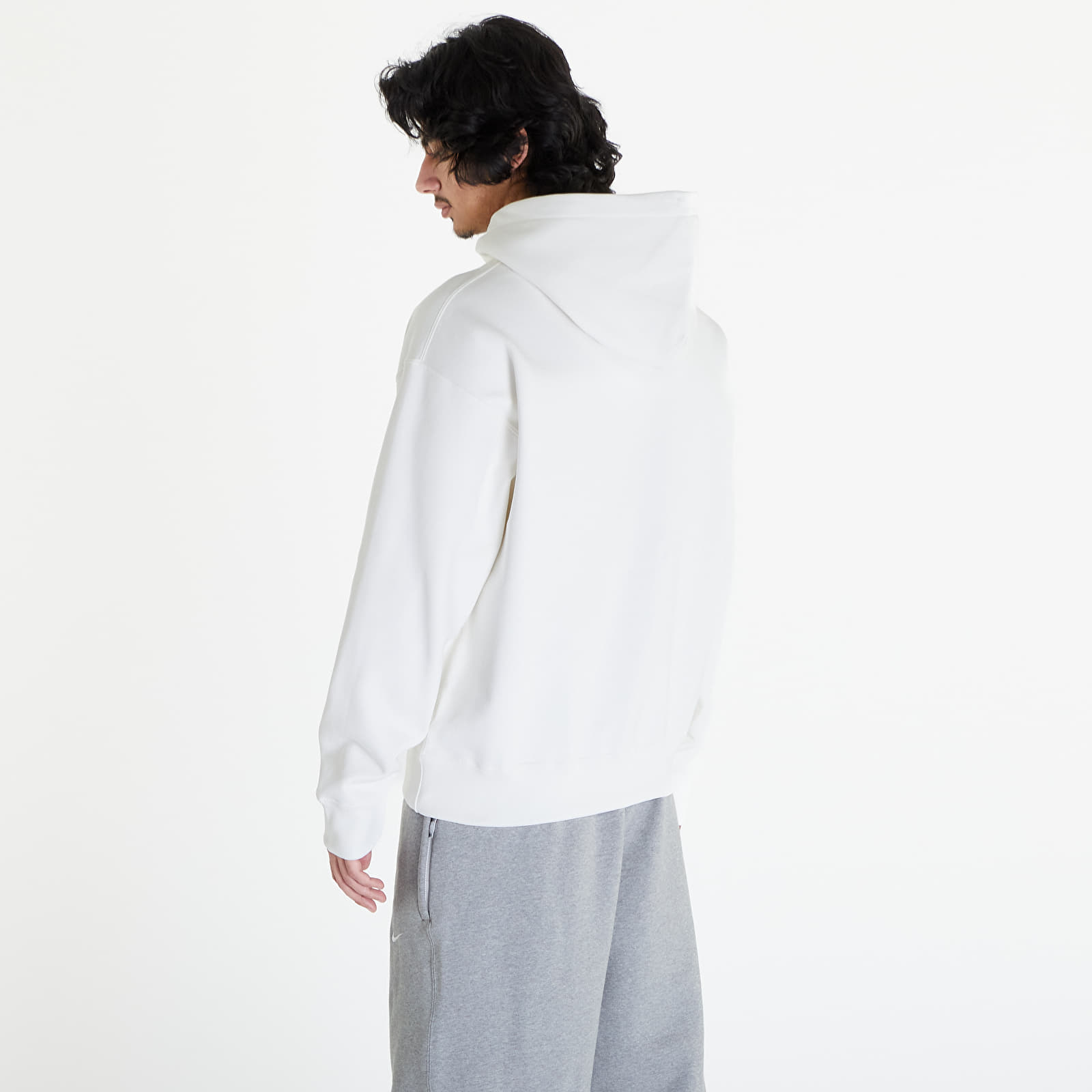 Hoodies and sweatshirts  Nike Solo Swoosh Men's Fleece Pullover Hoodie Sail/ White