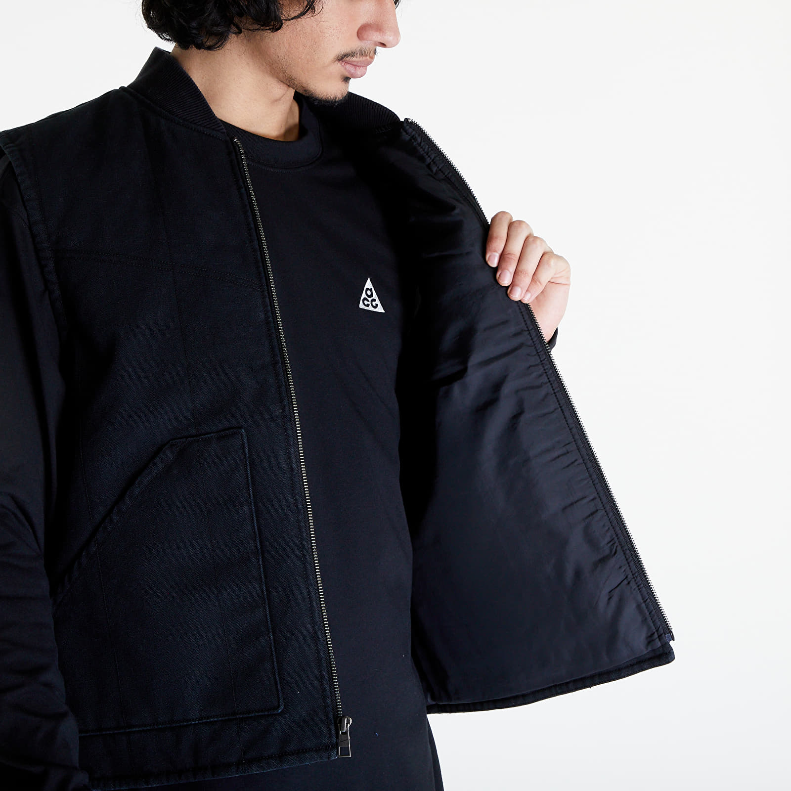 Gilè Nike Life Men's Padded Vest Black/ Black