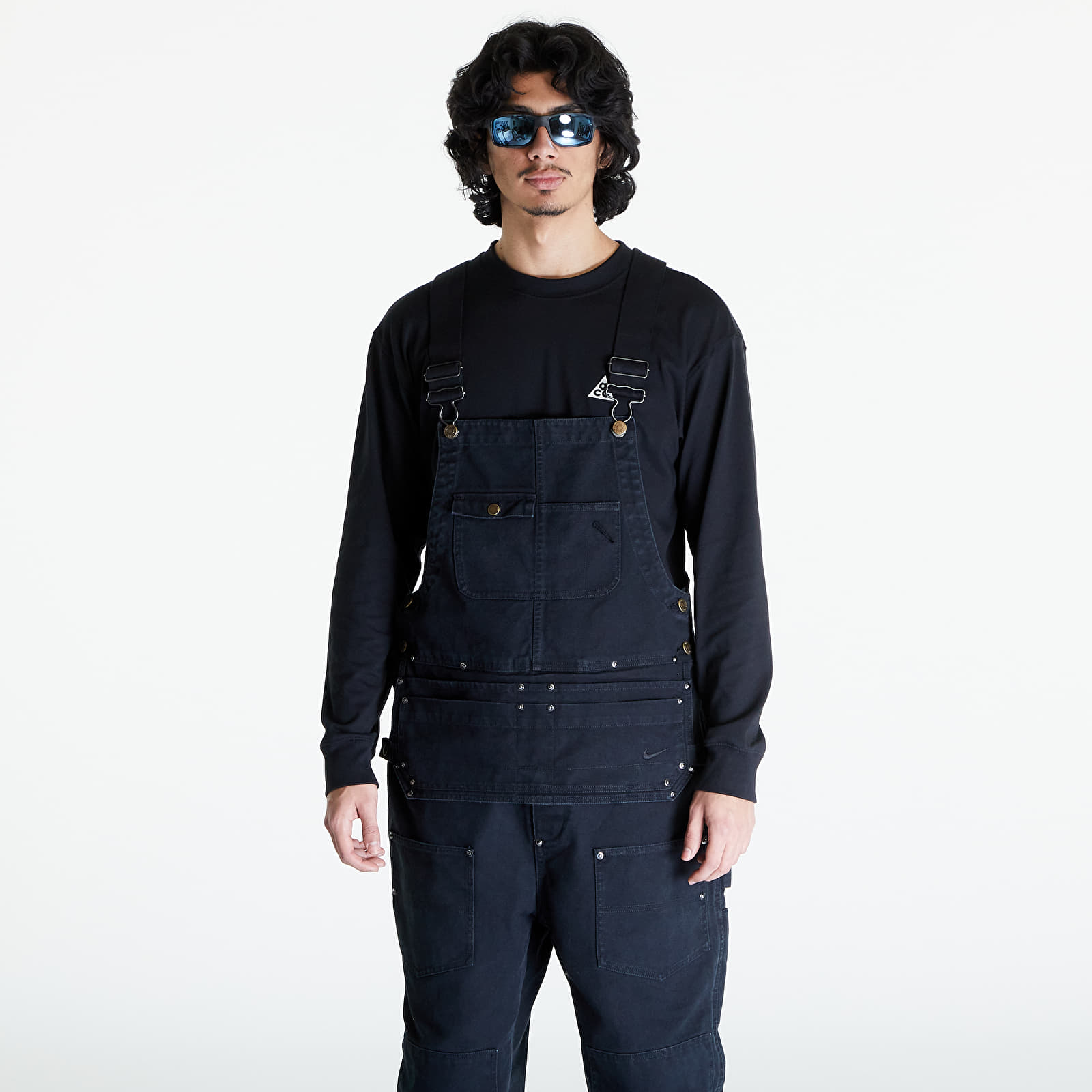 Housut Nike Life M Nl Carpenter Overall Black/ Black