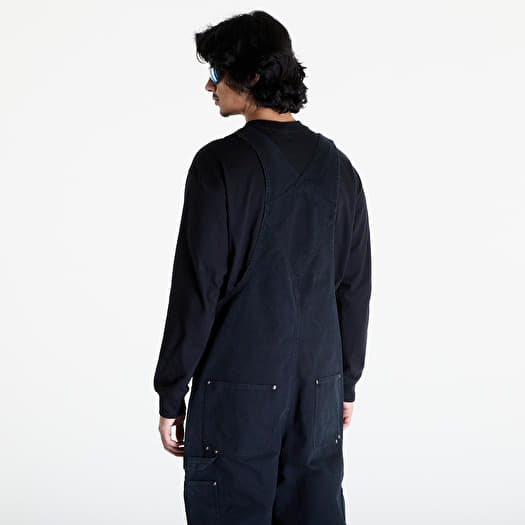 Overall black jeans hot sale