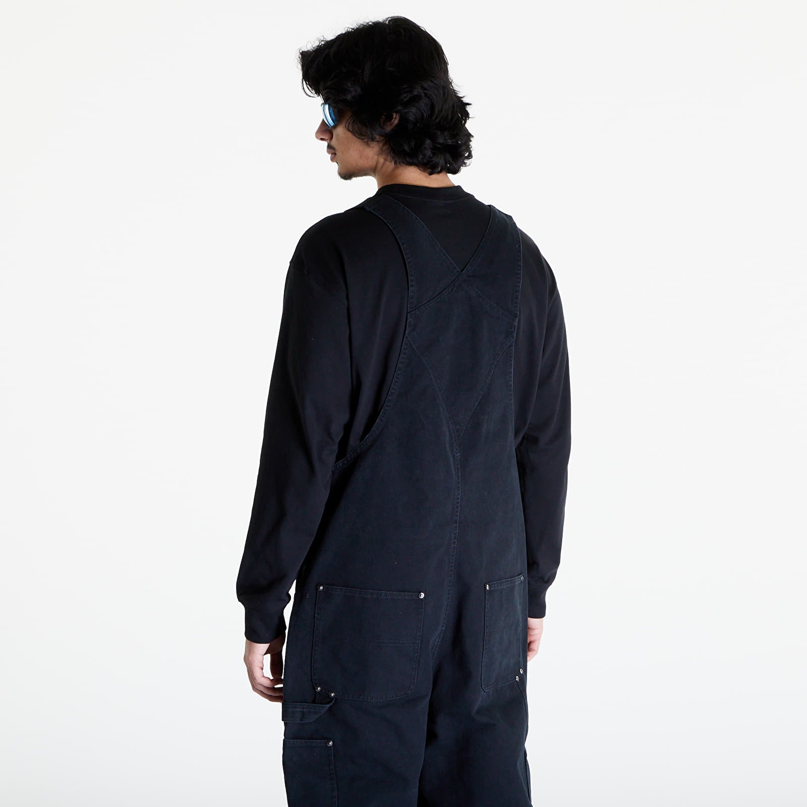 Housut Nike Life M Nl Carpenter Overall Black/ Black