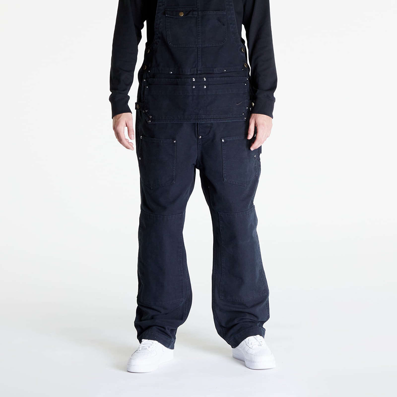 Housut Nike Life M Nl Carpenter Overall Black/ Black
