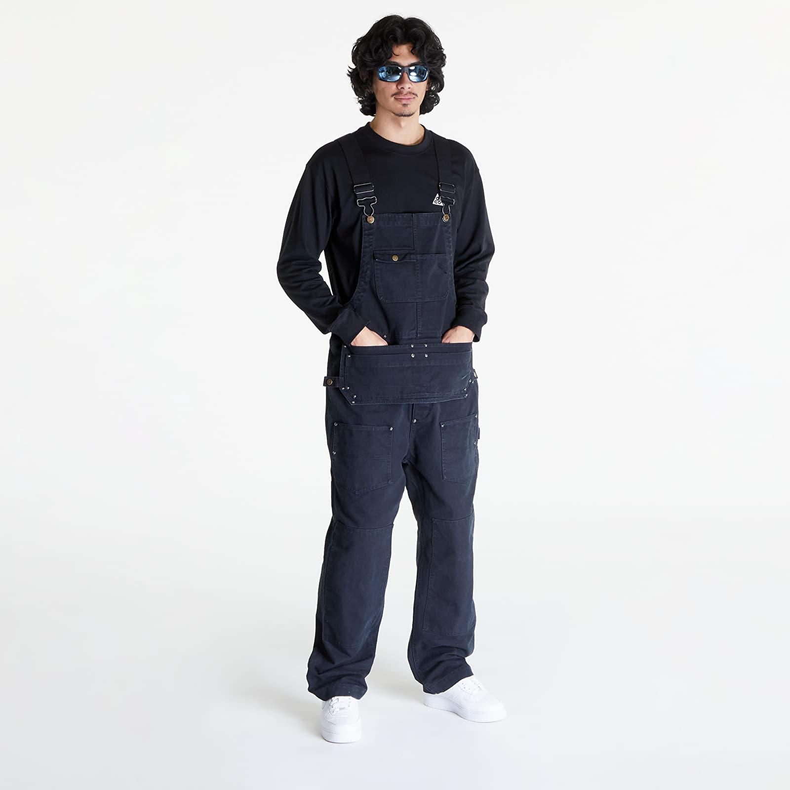 Housut Nike Life M Nl Carpenter Overall Black/ Black