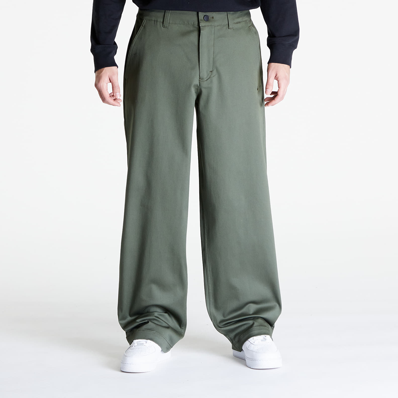 Dżinsy i spodnie Nike Life Men's El Chino Pants Cargo Khaki/ Cargo Khaki
