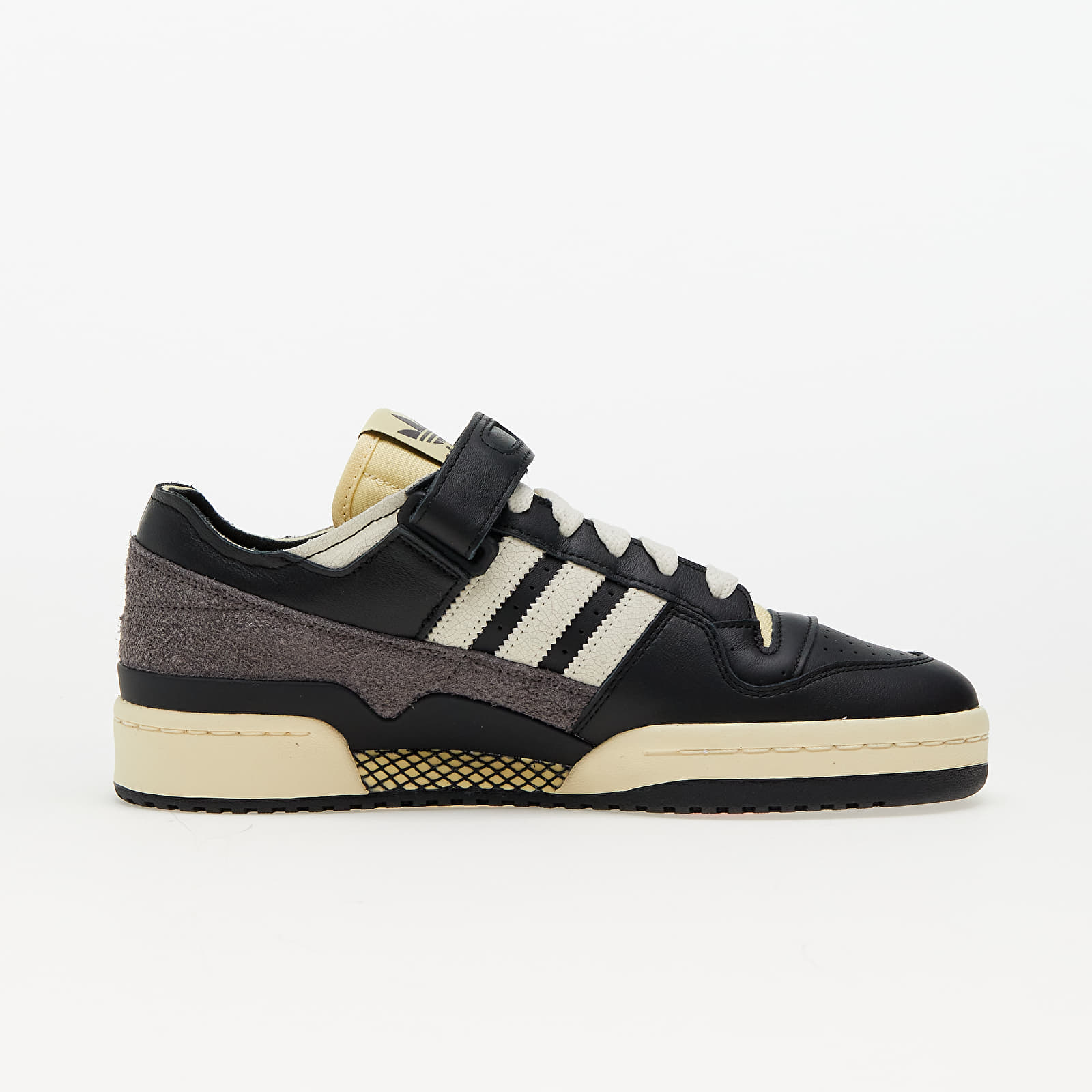 Adidași și pantofi pentru bărbați adidas Forum 84 Low Core Black/ Crew White/ Easy Yellow