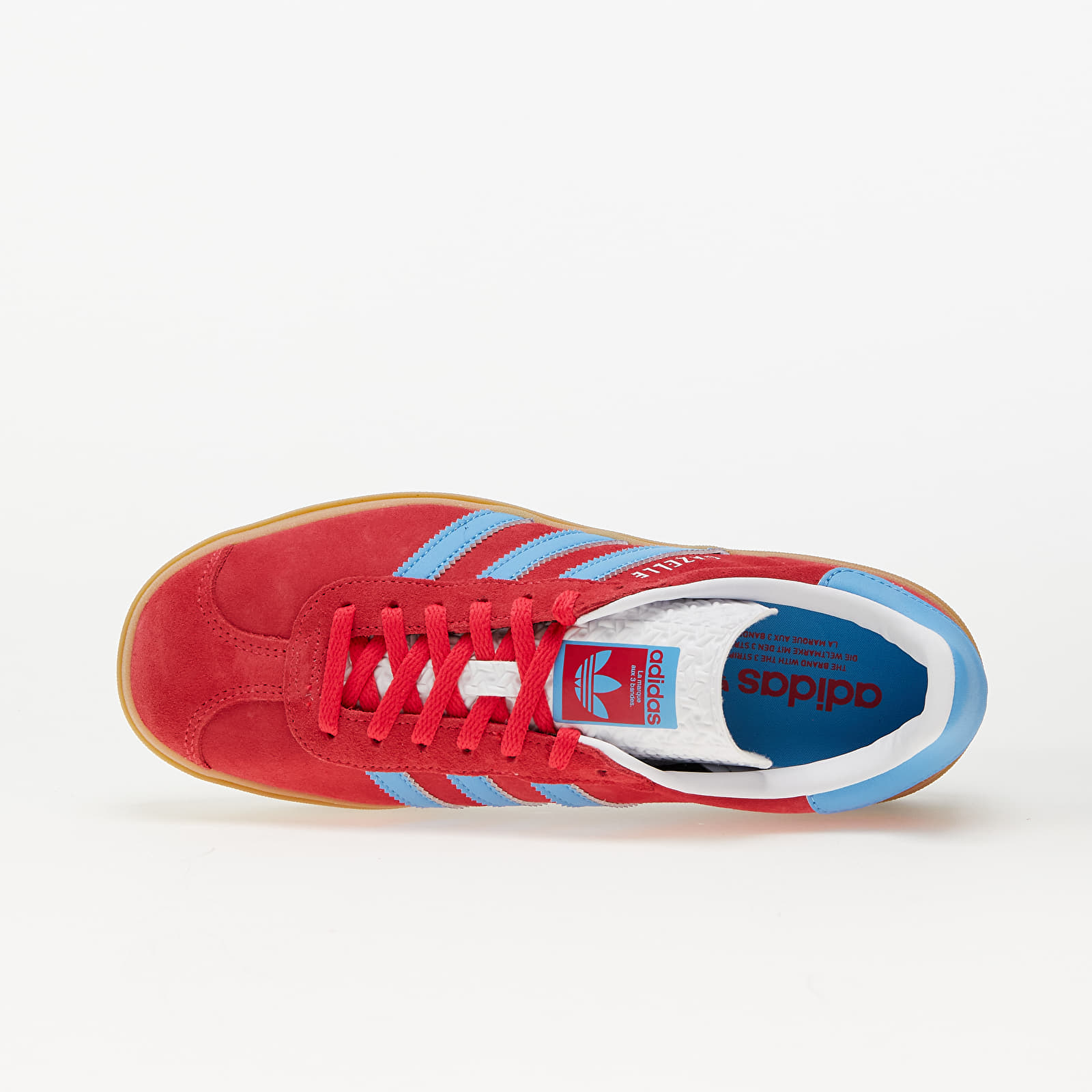 Adidas gazelle red and blue discount