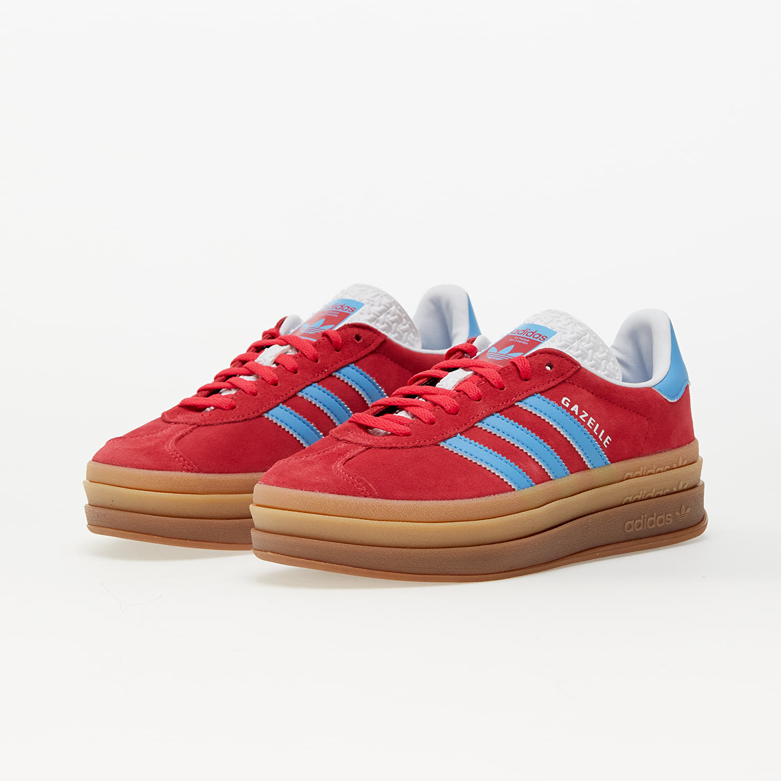 Dámské tenisky a boty adidas Gazelle Bold W Active Pink/ Semi Blue Burst/ Ftw White