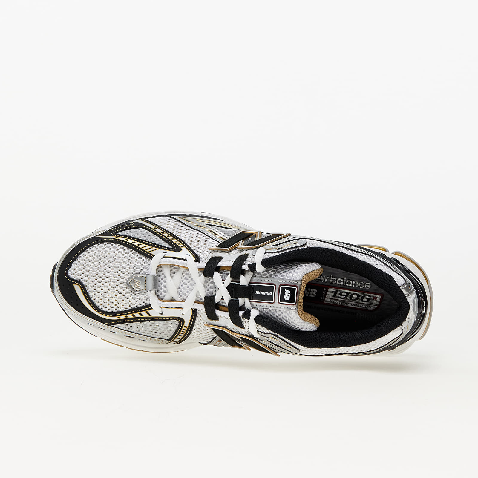 Scarpe e scarpe da ginnastica da uomo New Balance 1906 White/ Metallic Silver/ Metallic Gold