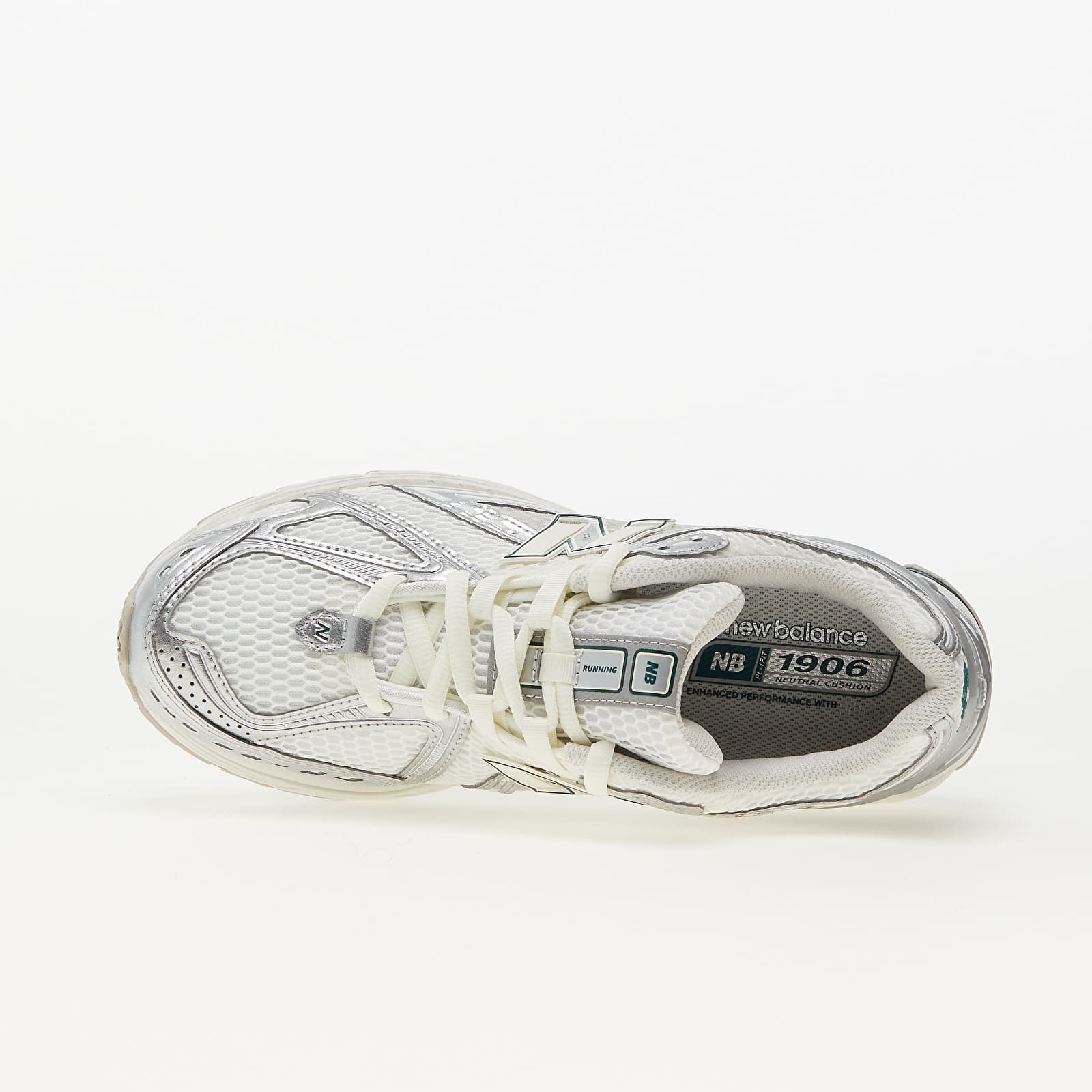 Men's sneakers and shoes New Balance 1906 Silver Metalic/ Sea Salt/ New Spruce