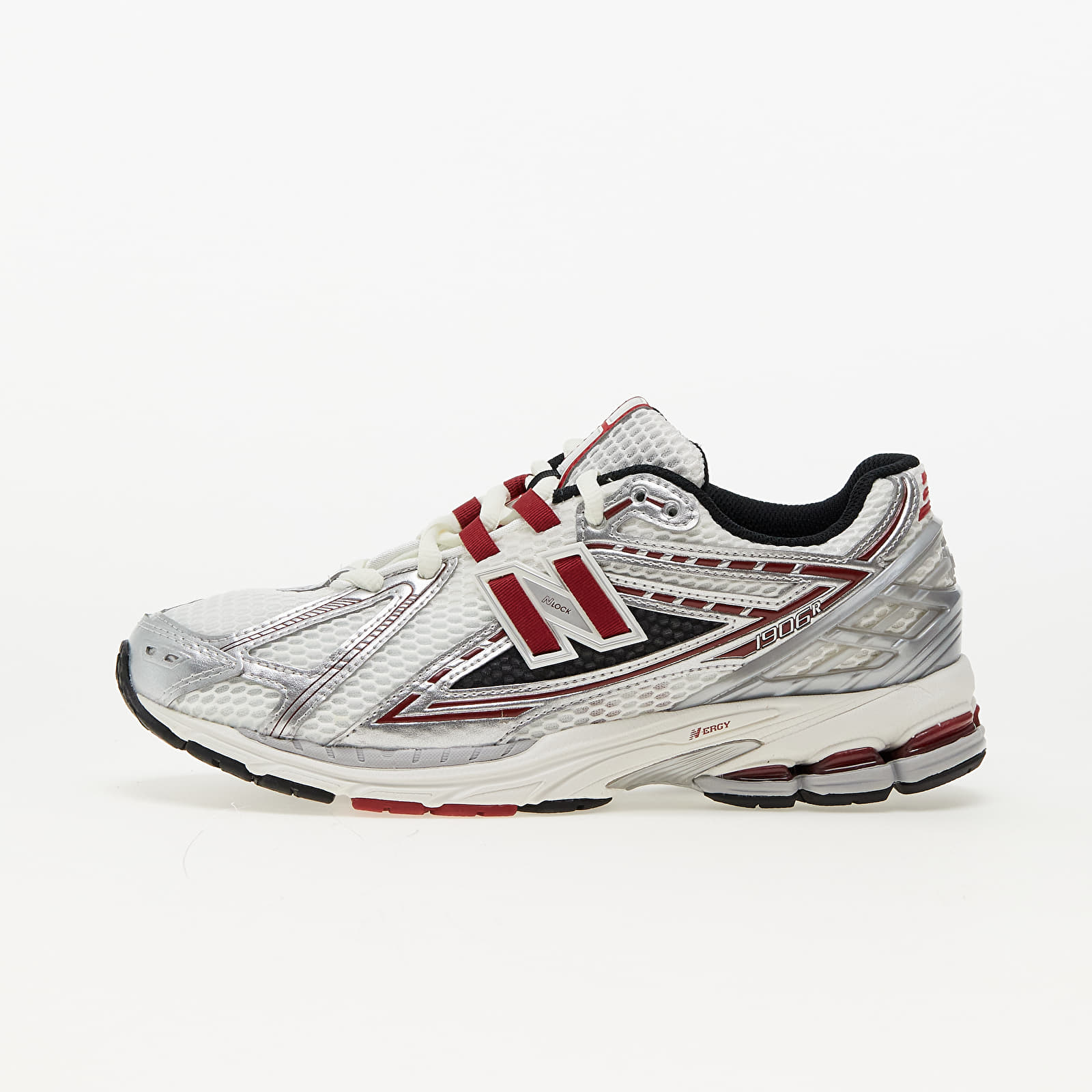 Turnschuhe und Schuhe für Männer New Balance 1906 Silver Metallic/ Classic Crimson/ Sea Salt