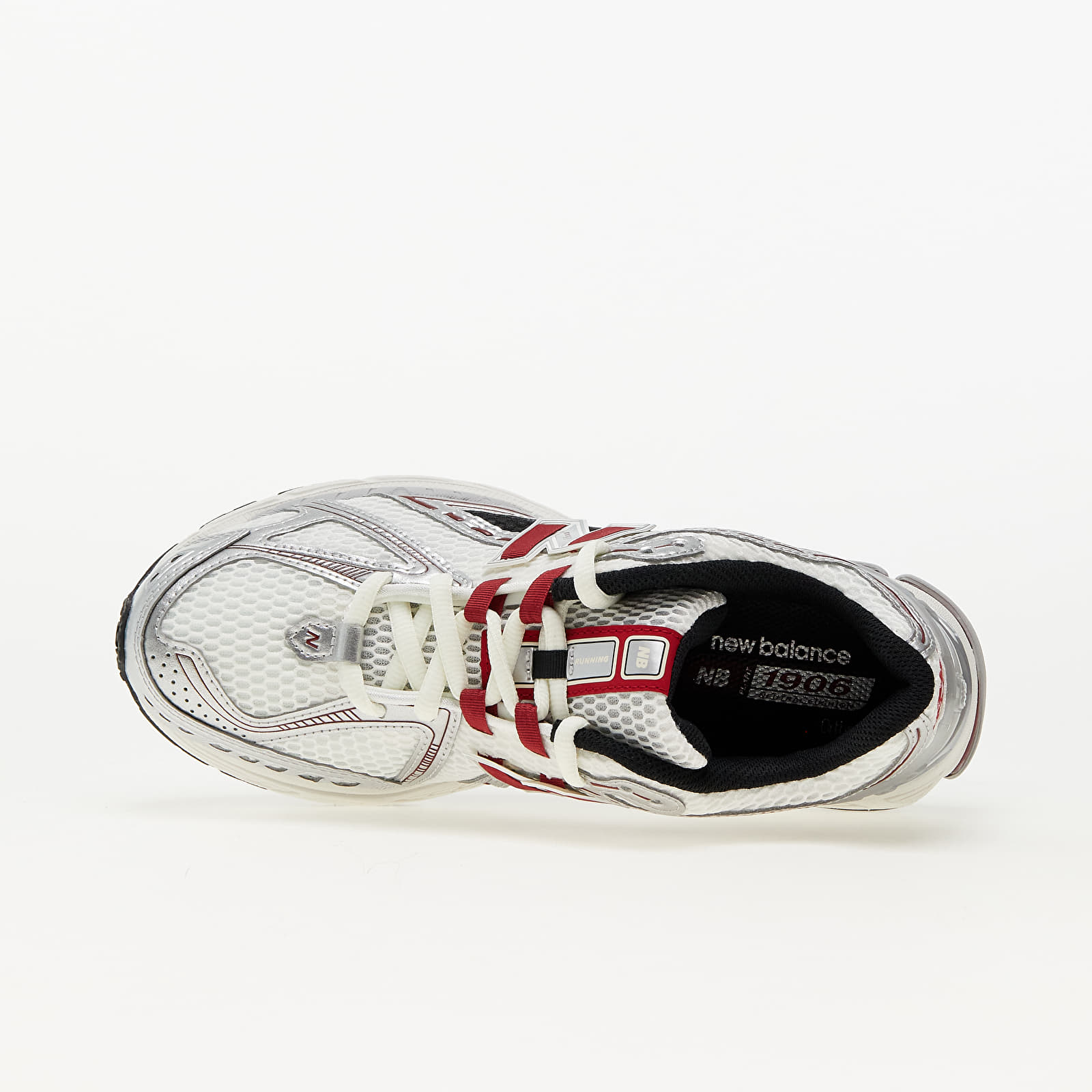 Turnschuhe und Schuhe für Männer New Balance 1906 Silver Metallic/ Classic Crimson/ Sea Salt