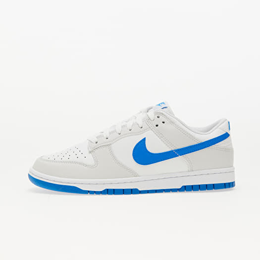 Men s sneakers and shoes Nike Dunk Low Retro Summit White Photo Blue Platinum Tint Queens