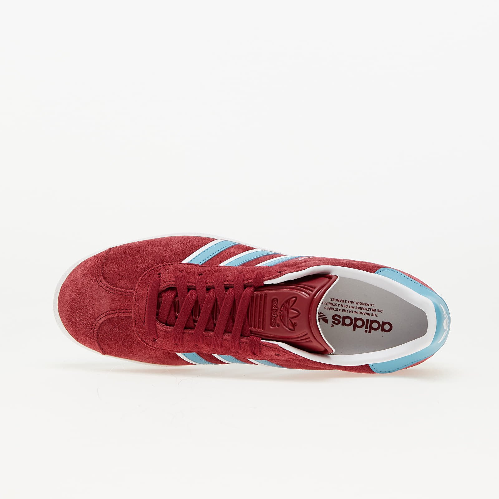 Turnschuhe und Schuhe für Männer adidas Gazelle Core Burgundy/ Preloveded Blue/ Ftw White