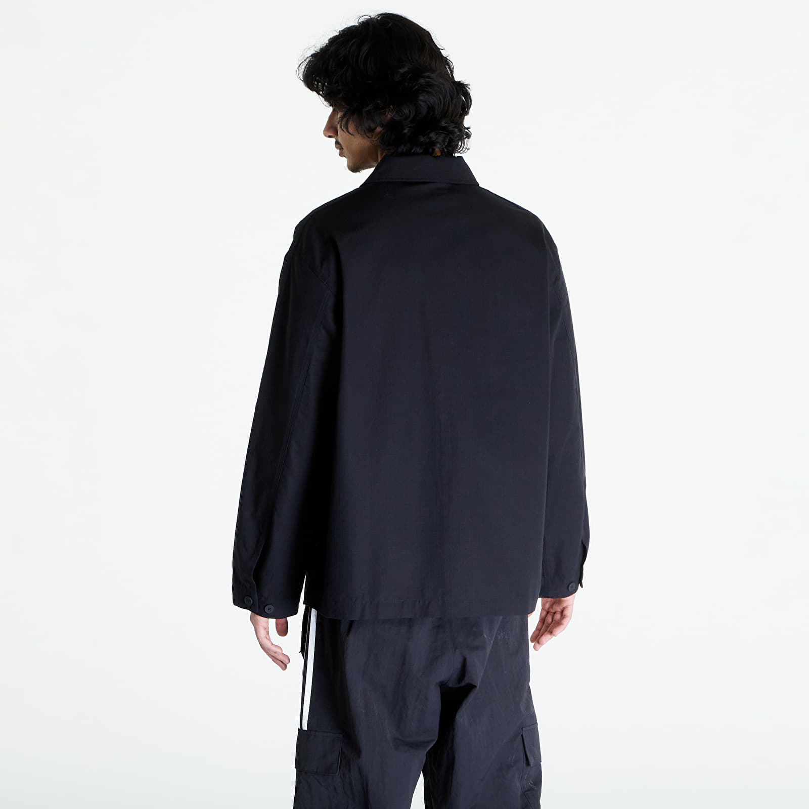 Košile adidas Premium Essentials+ Long Sleeve Shirt Black
