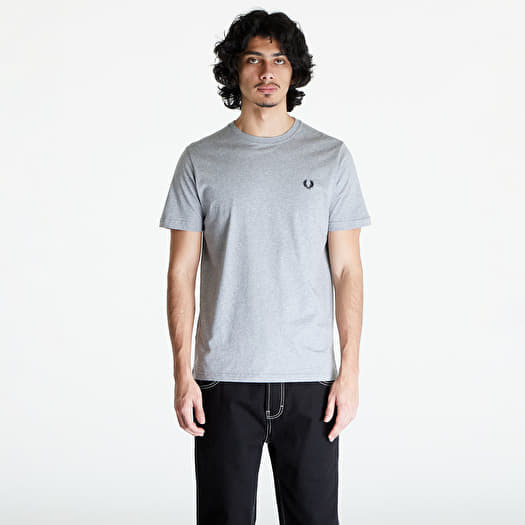 T-shirt FRED PERRY Crew Neck T-Shirt Steel Marl