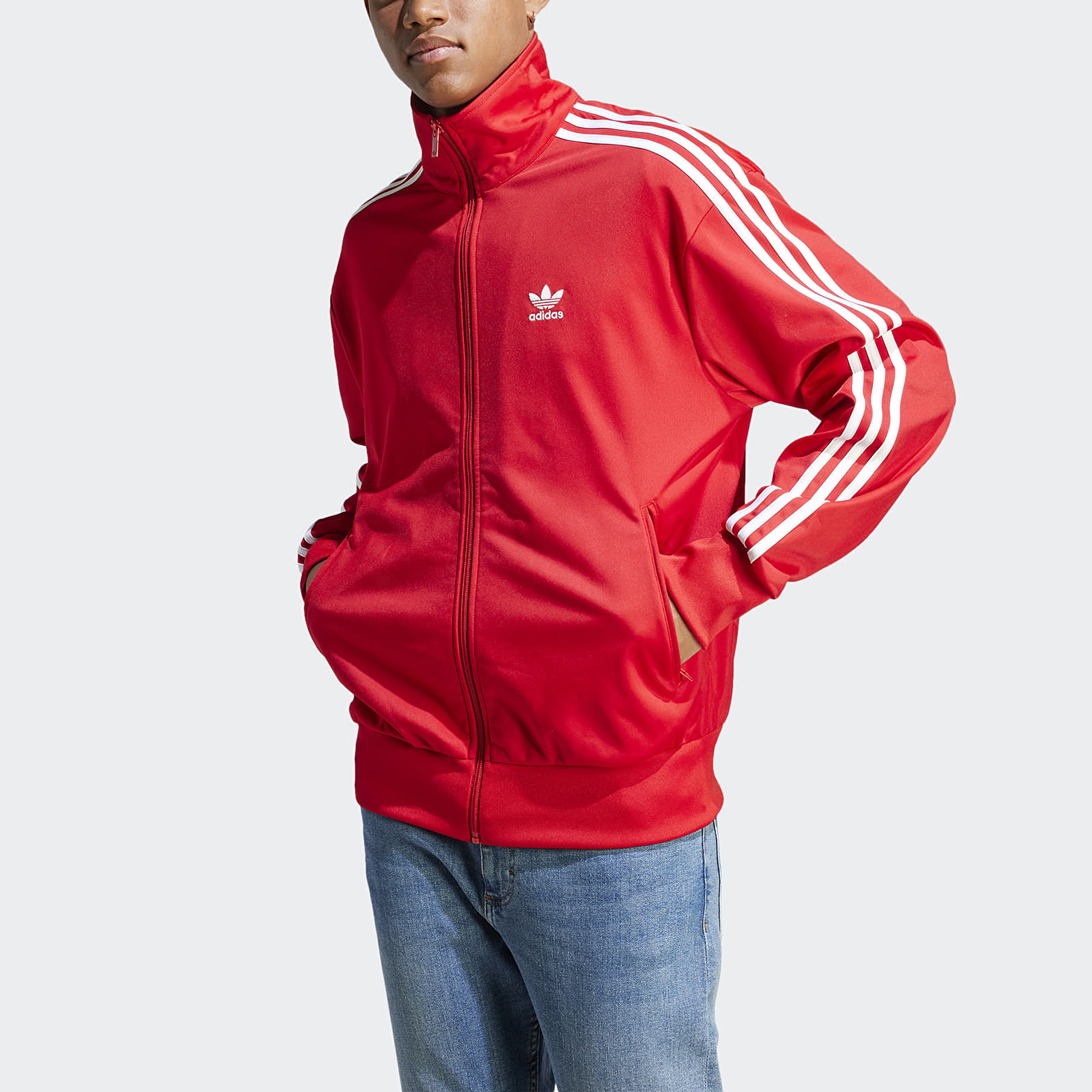 Jackets adidas Fbird Track Top Better Scarlet/ White
