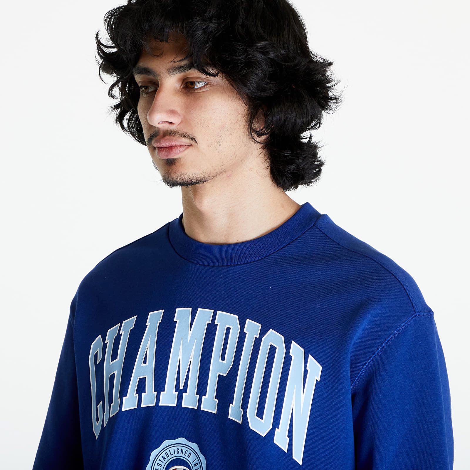 Hanorac Champion Crewneck Sweatshirt Dark Blue - 1 | YEO