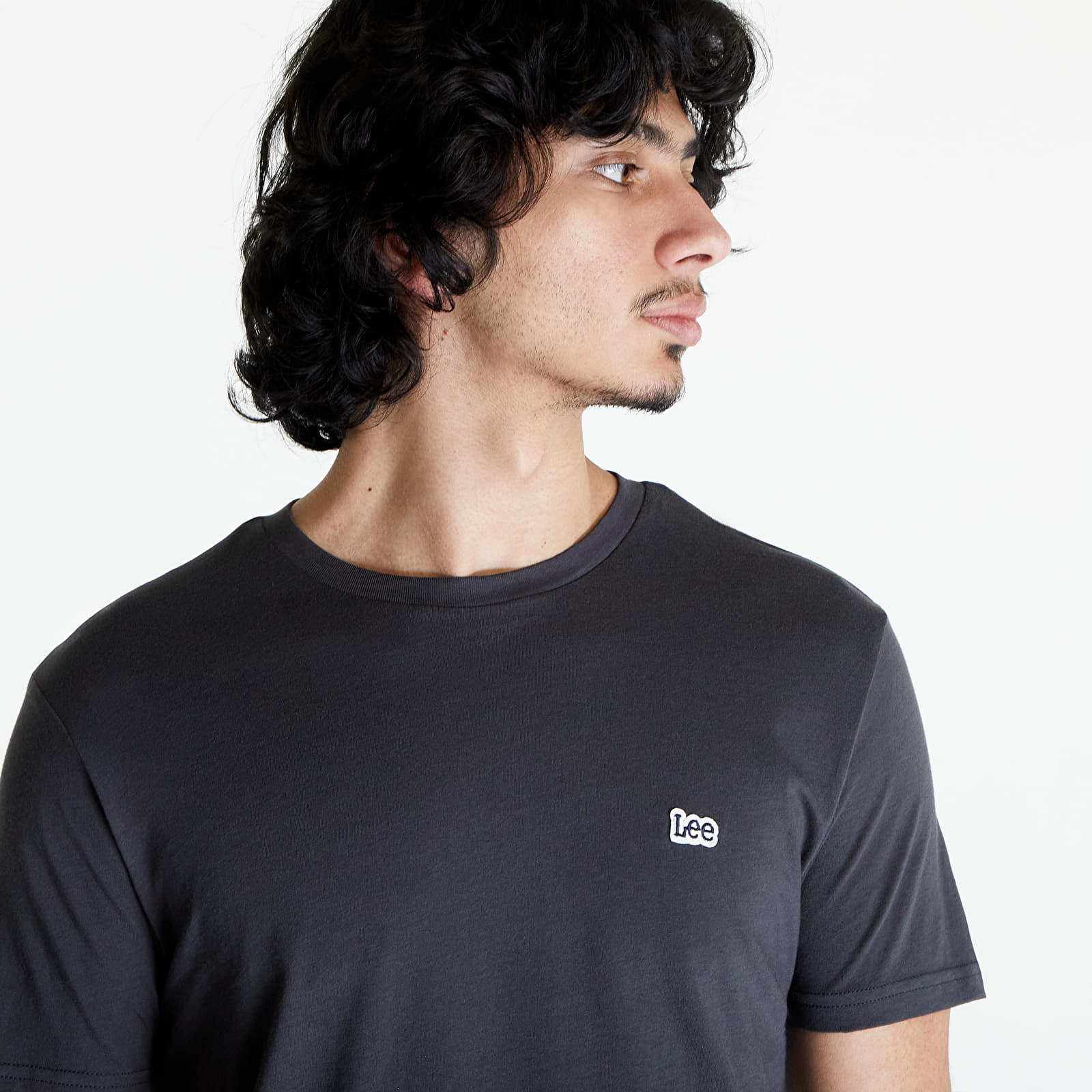 Tricouri Lee Ss Patch Logo Tee Washed Black