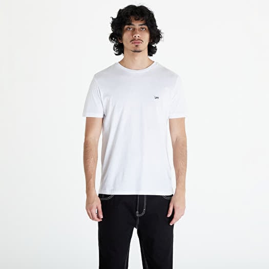 Tricou Lee Ss Patch Logo Tee White