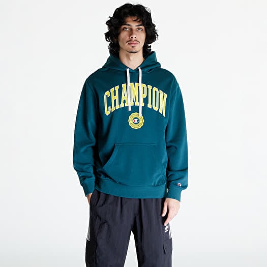 Sweatshirt Champion Hooded Sweatshirt Green