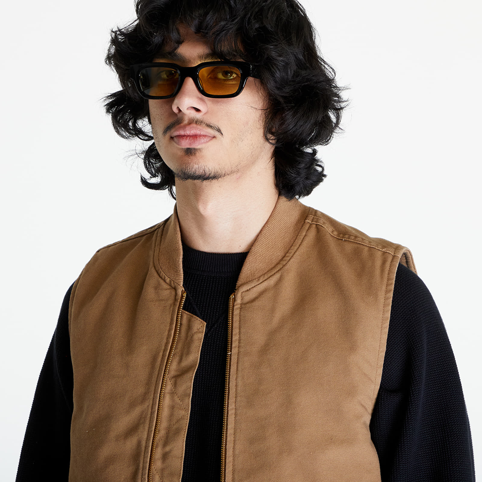 Veste Carhartt WIP Classic Vest UNISEX Hamilton Brown Rinsed