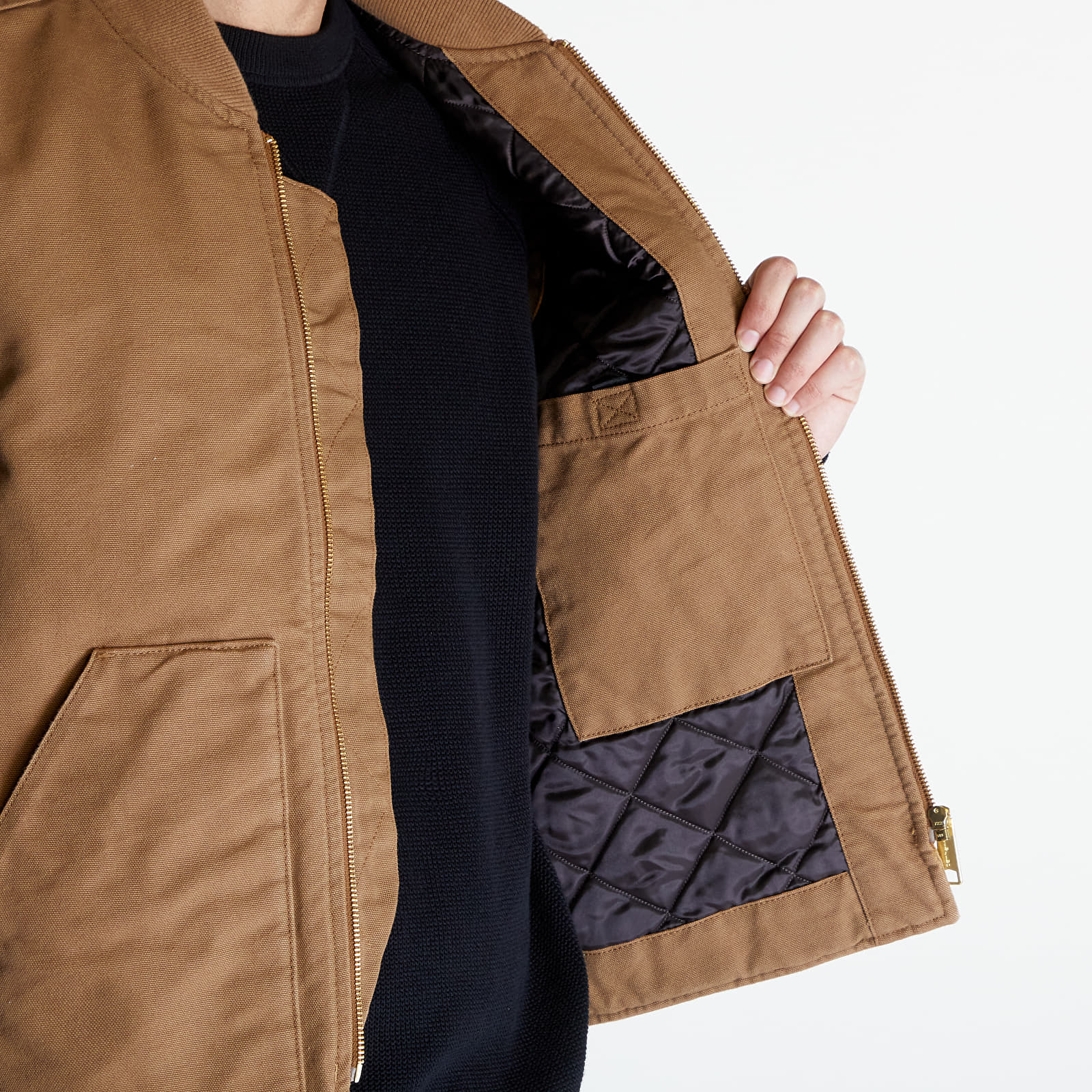 Vests Carhartt WIP Classic Vest UNISEX Hamilton Brown Rinsed