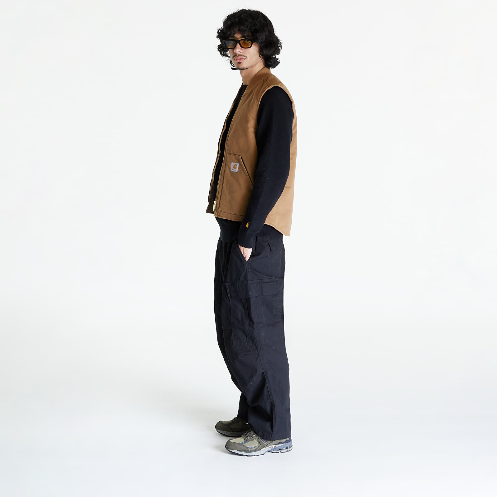 Vests Carhartt WIP Classic Vest UNISEX Hamilton Brown Rinsed