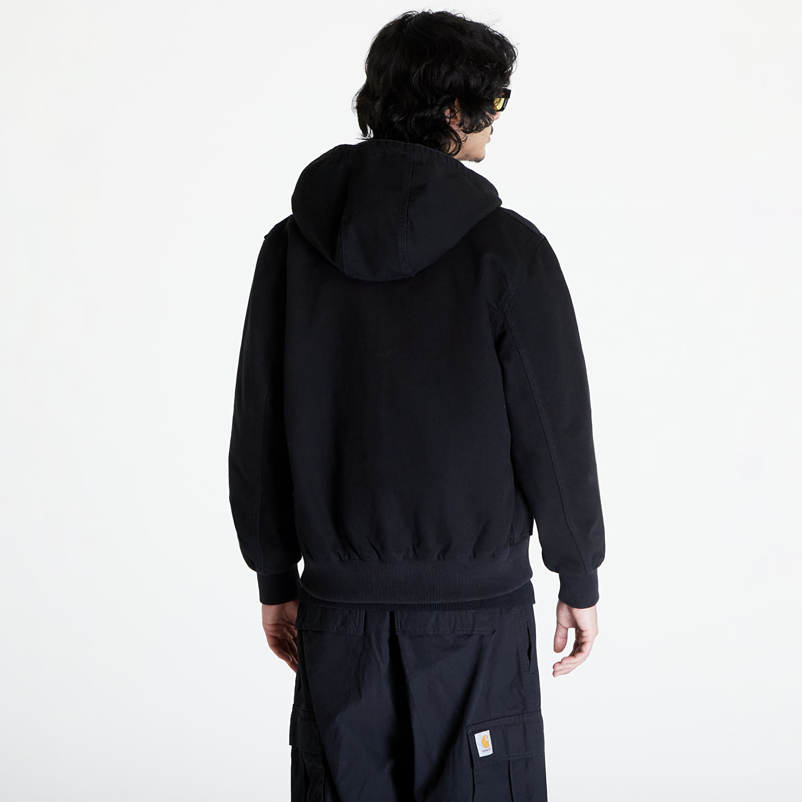 Jackets Carhartt WIP Active Jacket UNISEX Black Aged Canvas