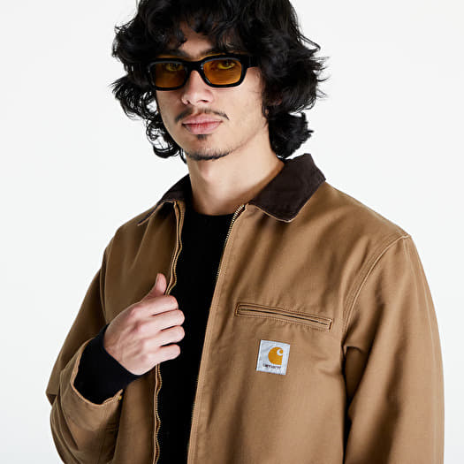 Carhartt WIP Detroit Jacket UNISEX Hamilton Brown/ Tobacco Rinsed