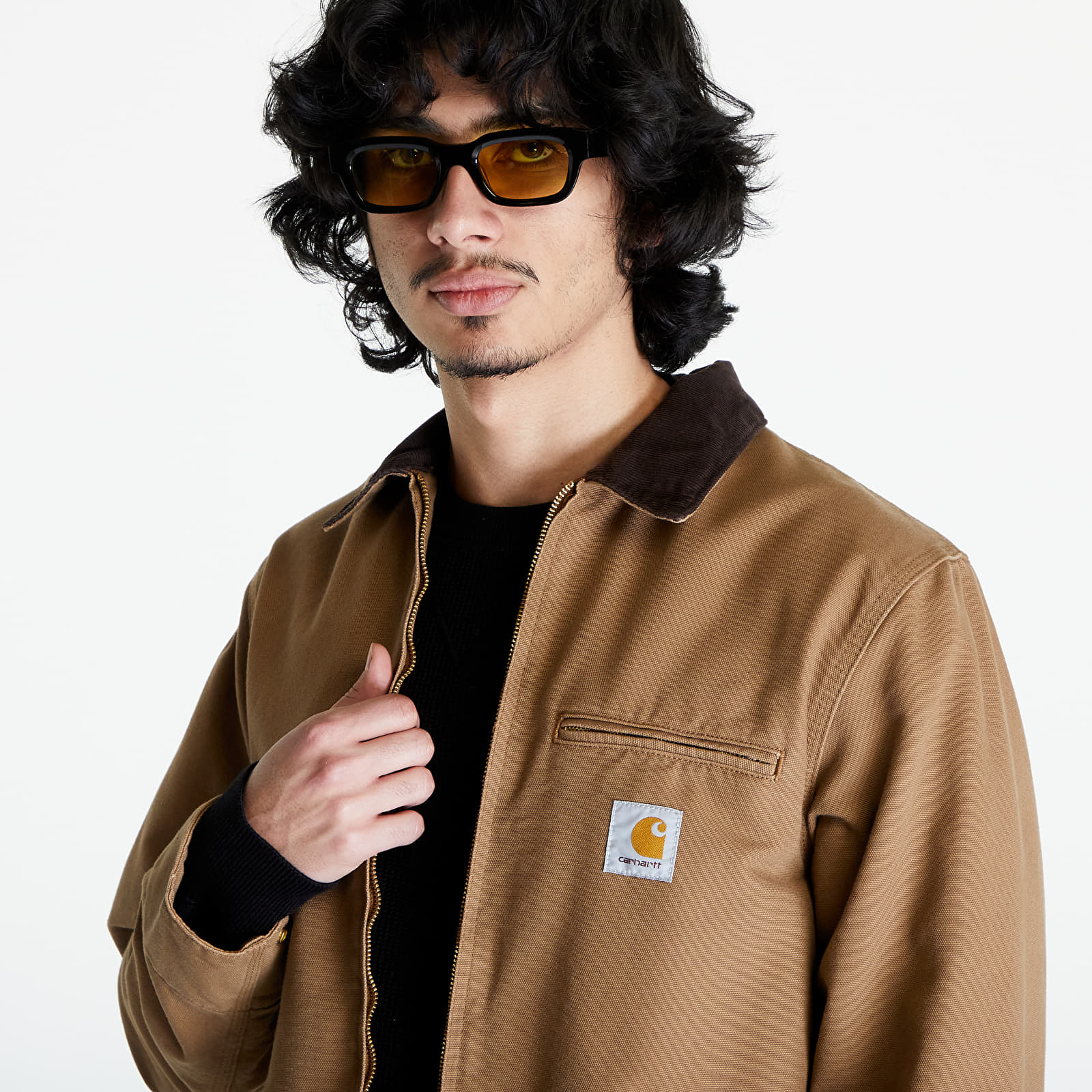 Jassen Carhartt WIP Detroit Jacket UNISEX Hamilton Brown/ Tobacco Rinsed