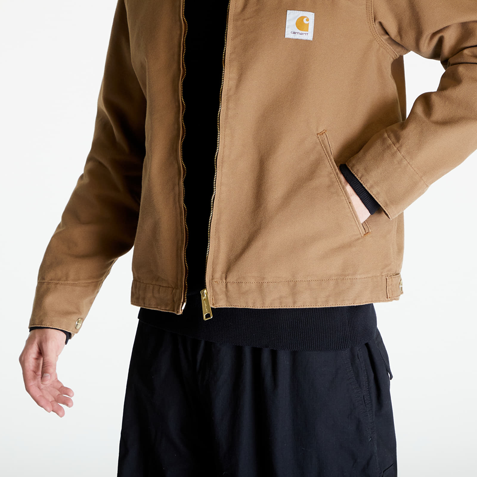 Jassen Carhartt WIP Detroit Jacket UNISEX Hamilton Brown/ Tobacco Rinsed