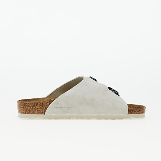Birkenstock Zürich Tech Suede Leather Antique White | Queens