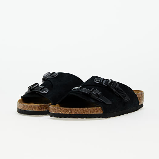 Birkenstock Zürich Tech Suede Leather Black | Queens