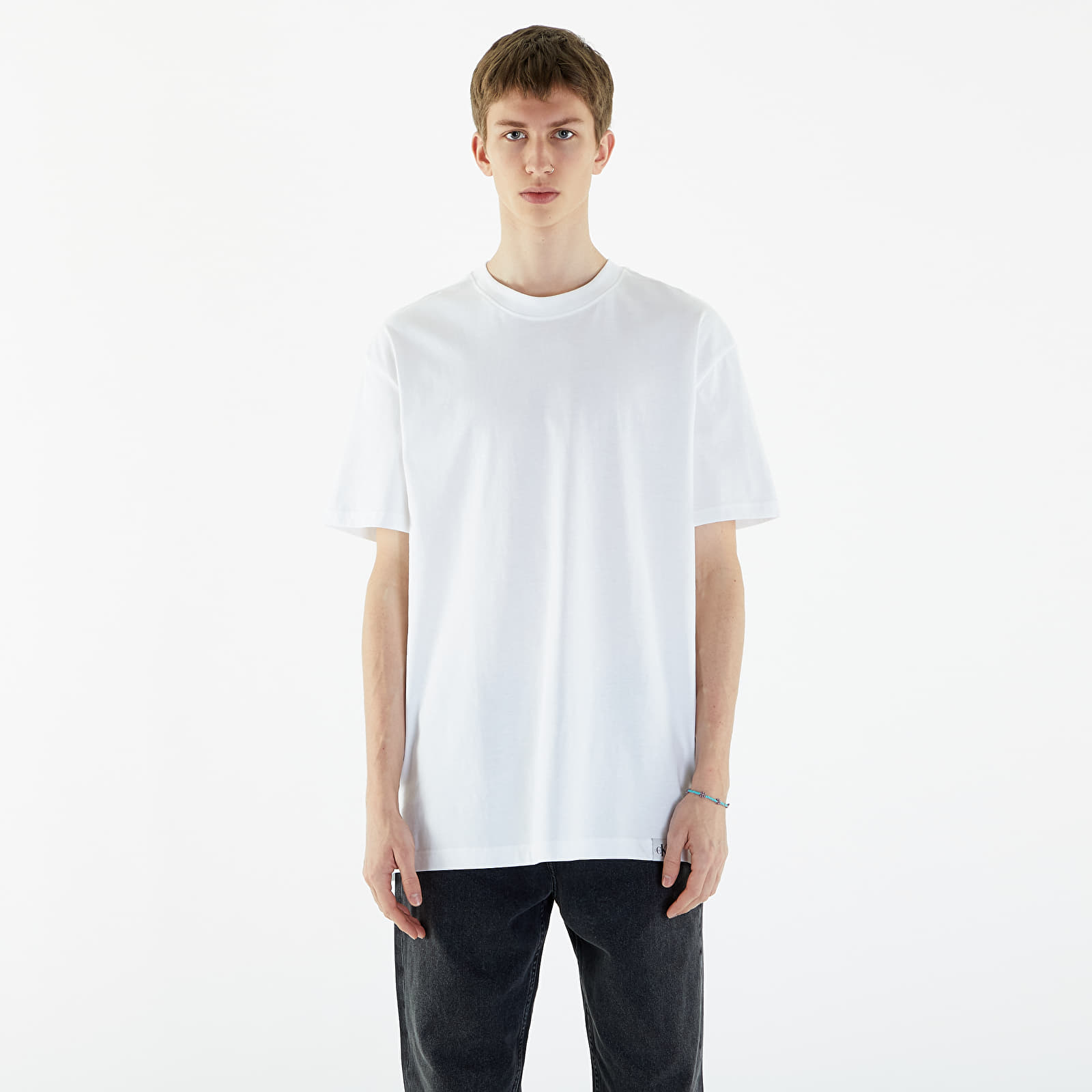 T-shirts Calvin Klein Jeans Long Relaxed Cotton T-Shirt Bright White