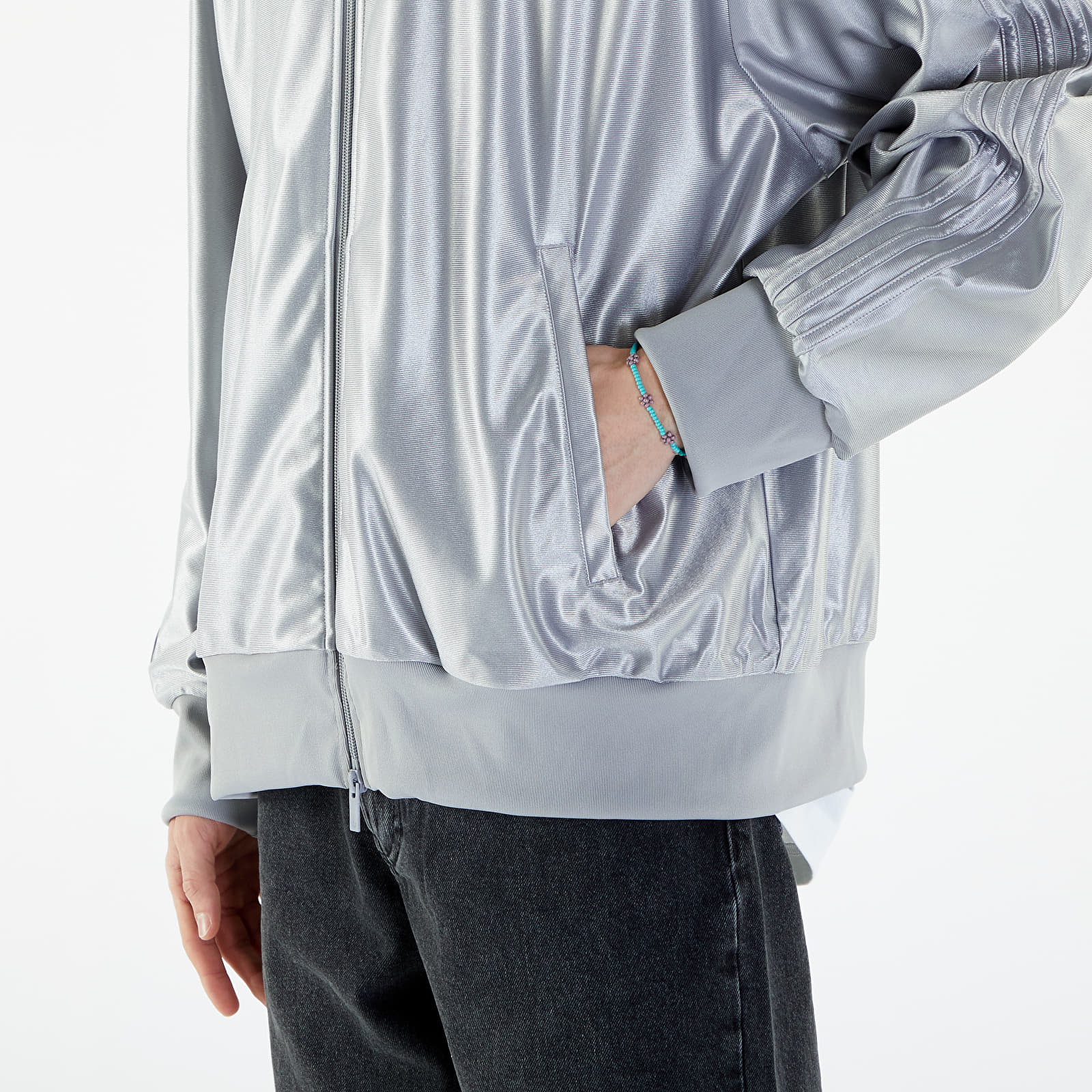 Hoodies and sweatshirts  adidas Firebird Sport Jacket Light Onix