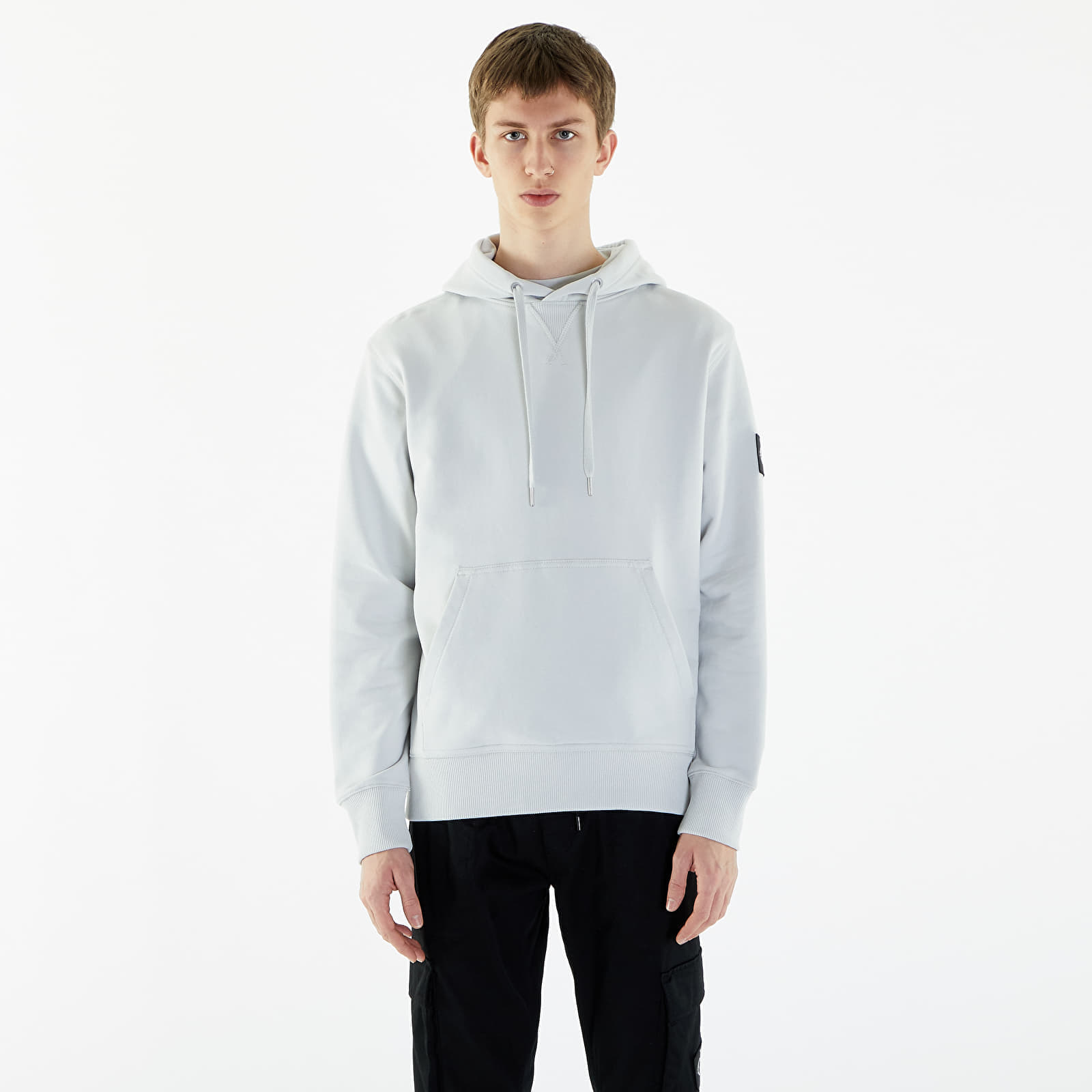 Sweat-shirt Calvin Klein Jeans Badge Hoodie Lunar Rock XL