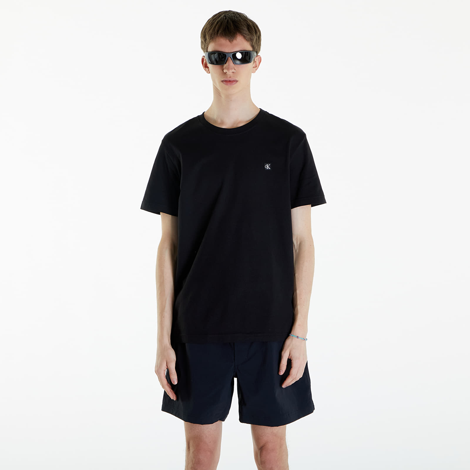 Ck Embroidery Slim Tee Black main image 1
