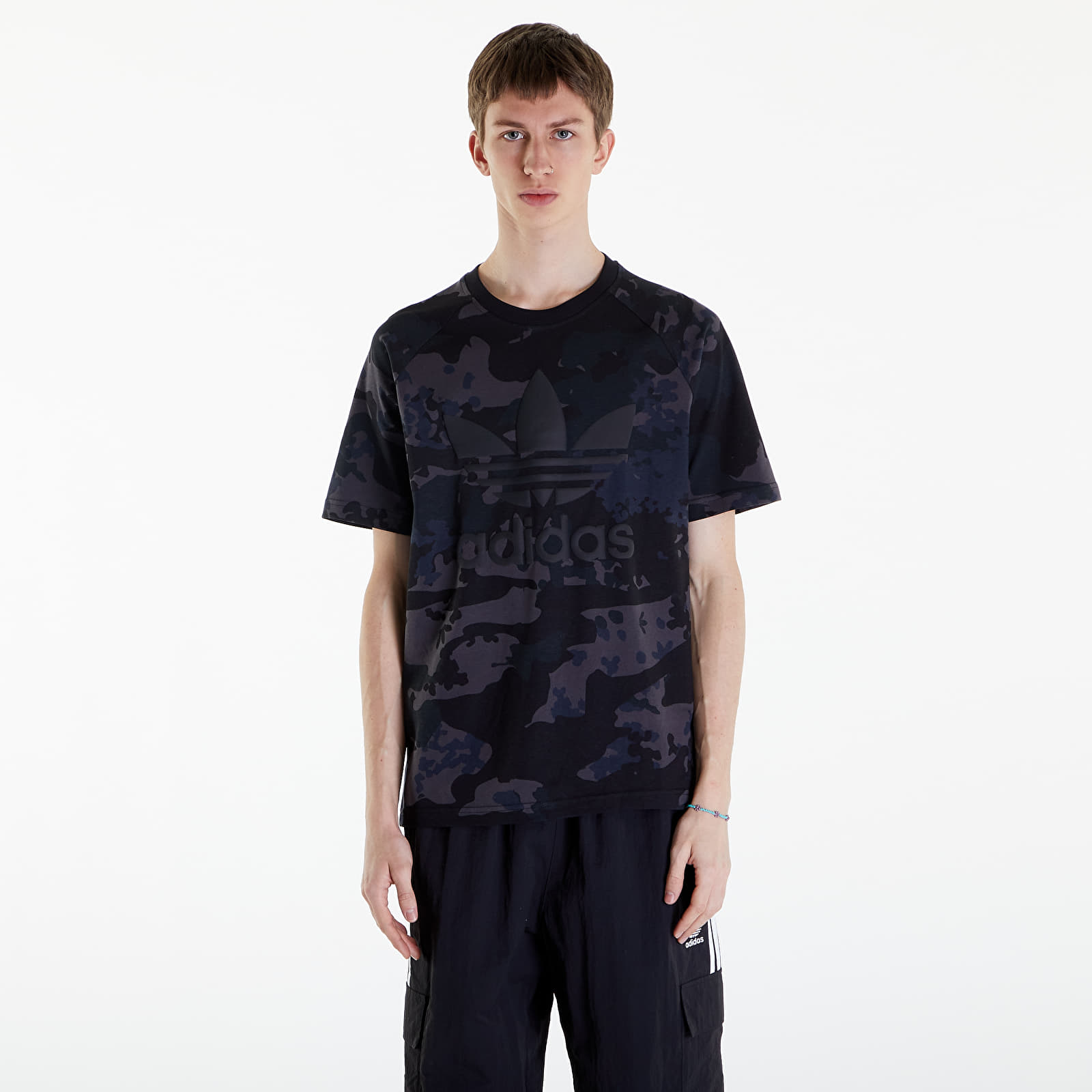 Tričká adidas Camo Trefoil Tee Black