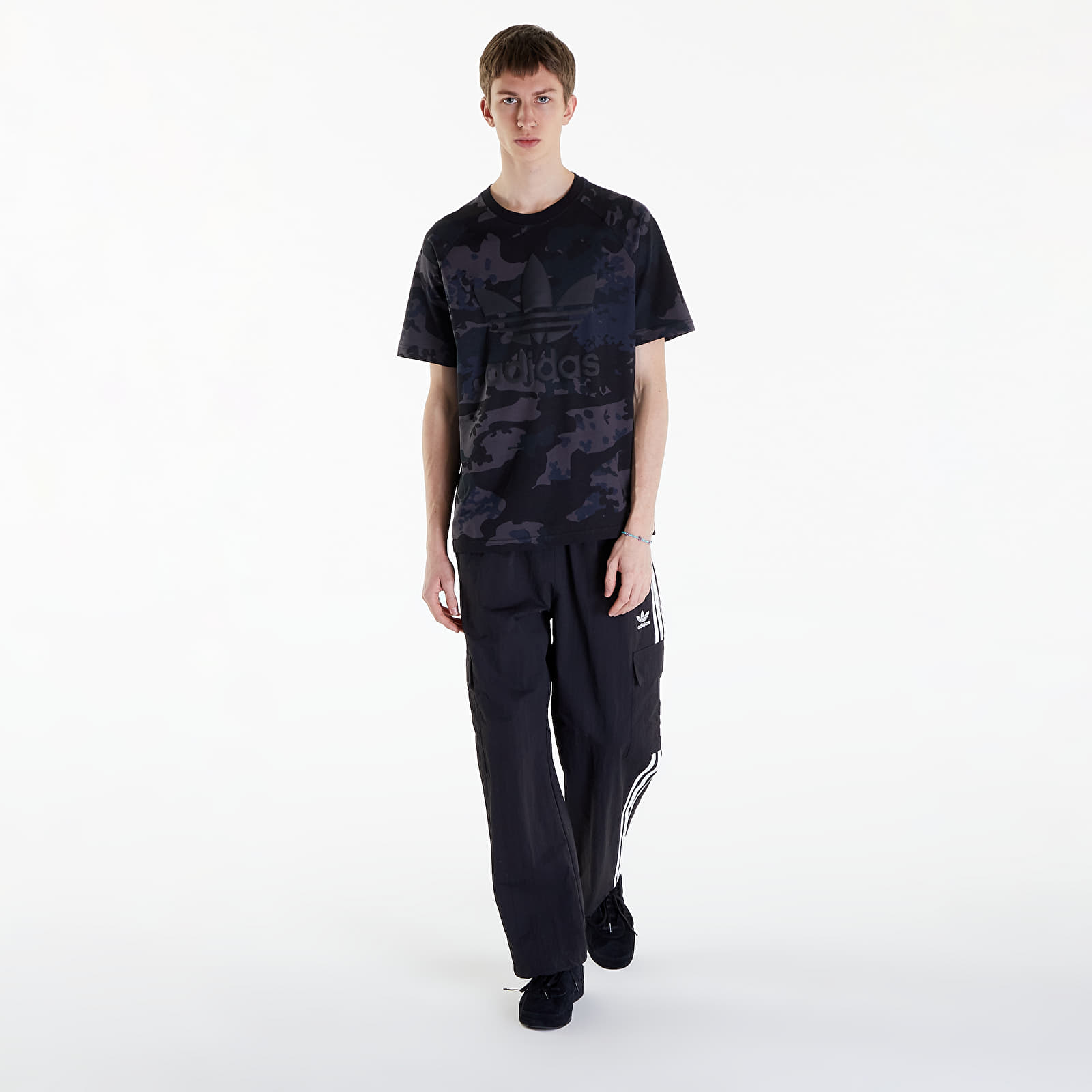 Tričká adidas Camo Trefoil Tee Black