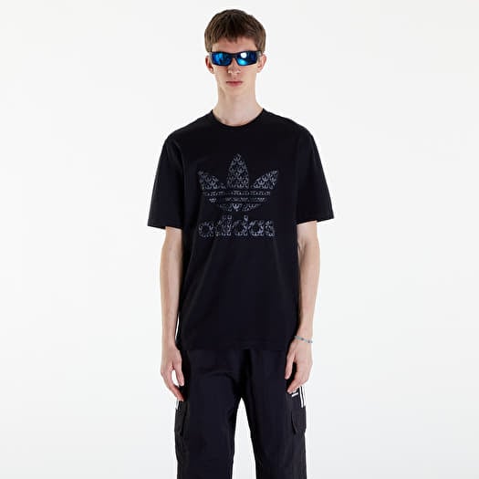 T-shirt adidas Classic Monogram Graphic Tee Black/ Grey Five