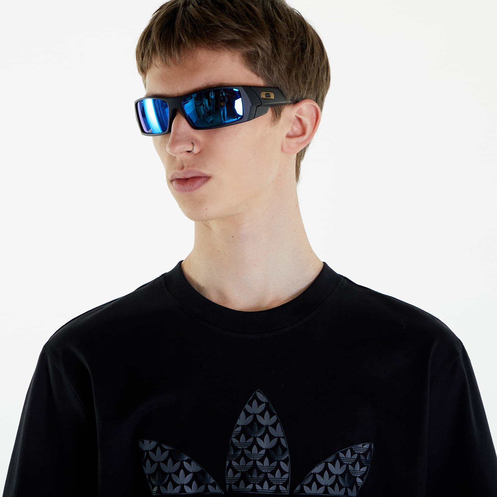 T-shirts adidas Classic Monogram Graphic Tee Black/ Grey Five