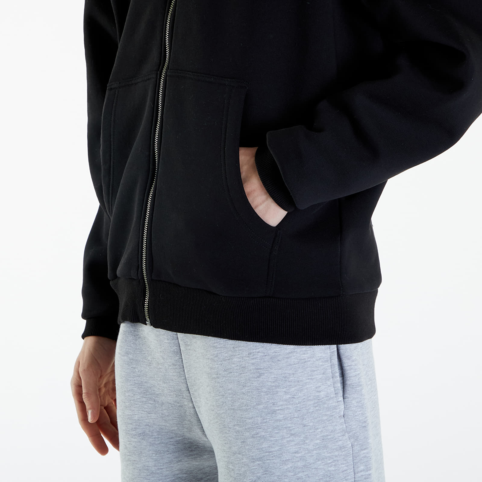Hoodies and sweatshirts  Karl Kani Chest Signature Essential Zip Hoodie Black